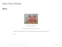 Tablet Screenshot of maryrosereade.com
